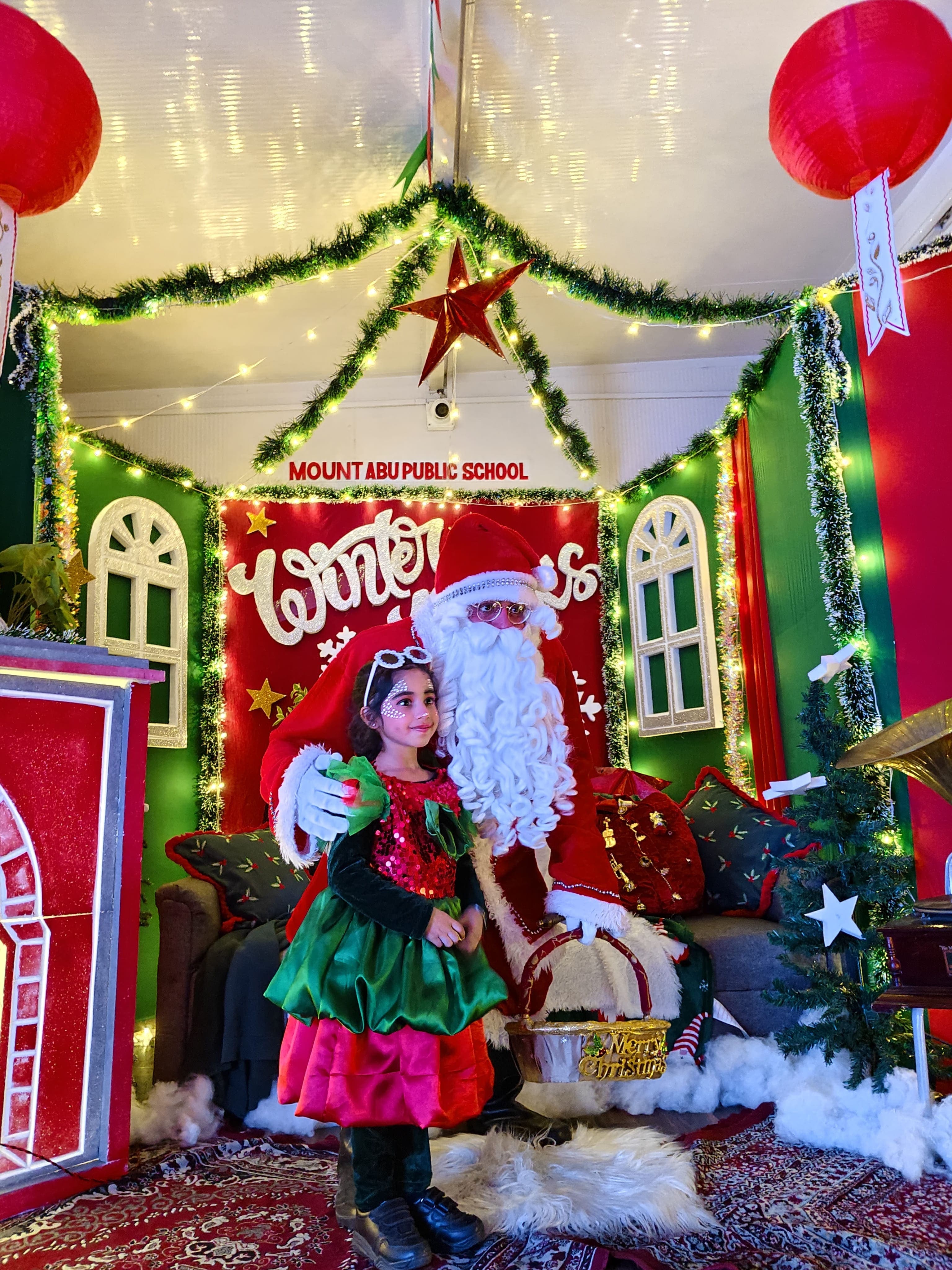 Portrait of Santa Claus of India